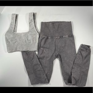 FREE PEOPLE GOOD KARMA SET SILVER EDITION NWOT XS/S